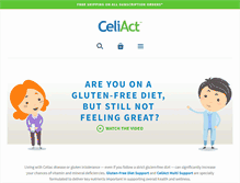 Tablet Screenshot of celiact.com